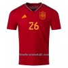 Camiseta de fútbol España PEDRI 26 Primera Equipación Mundial 2022 - Hombre